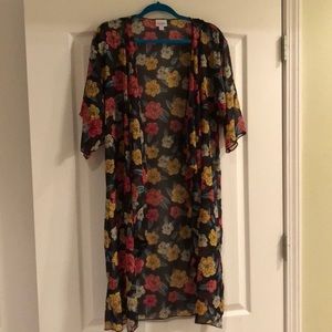 Lularoe Floral Sheer Cardigan